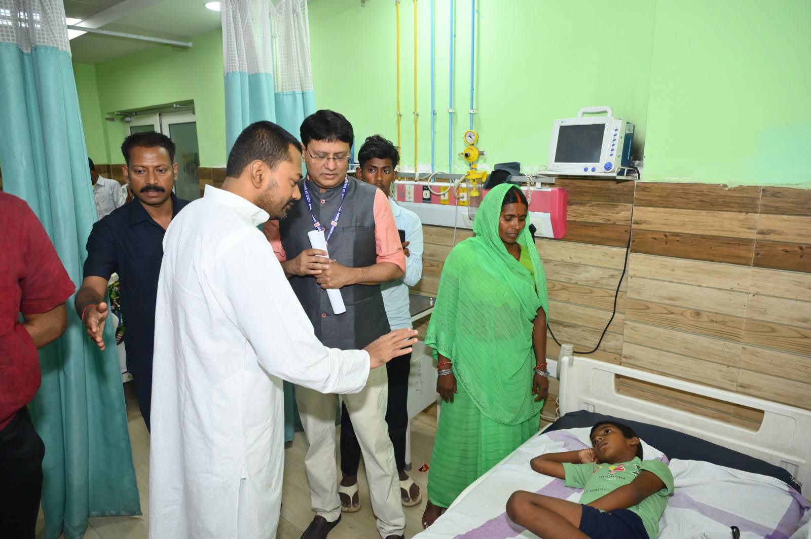 Health Minister Sri Nishant Kumar Visited Hospital on 07.07.2026