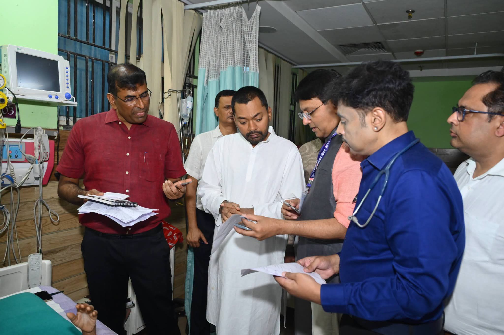 Health Minister Sri Nishant Kumar Visited Hospital on 07.07.2026