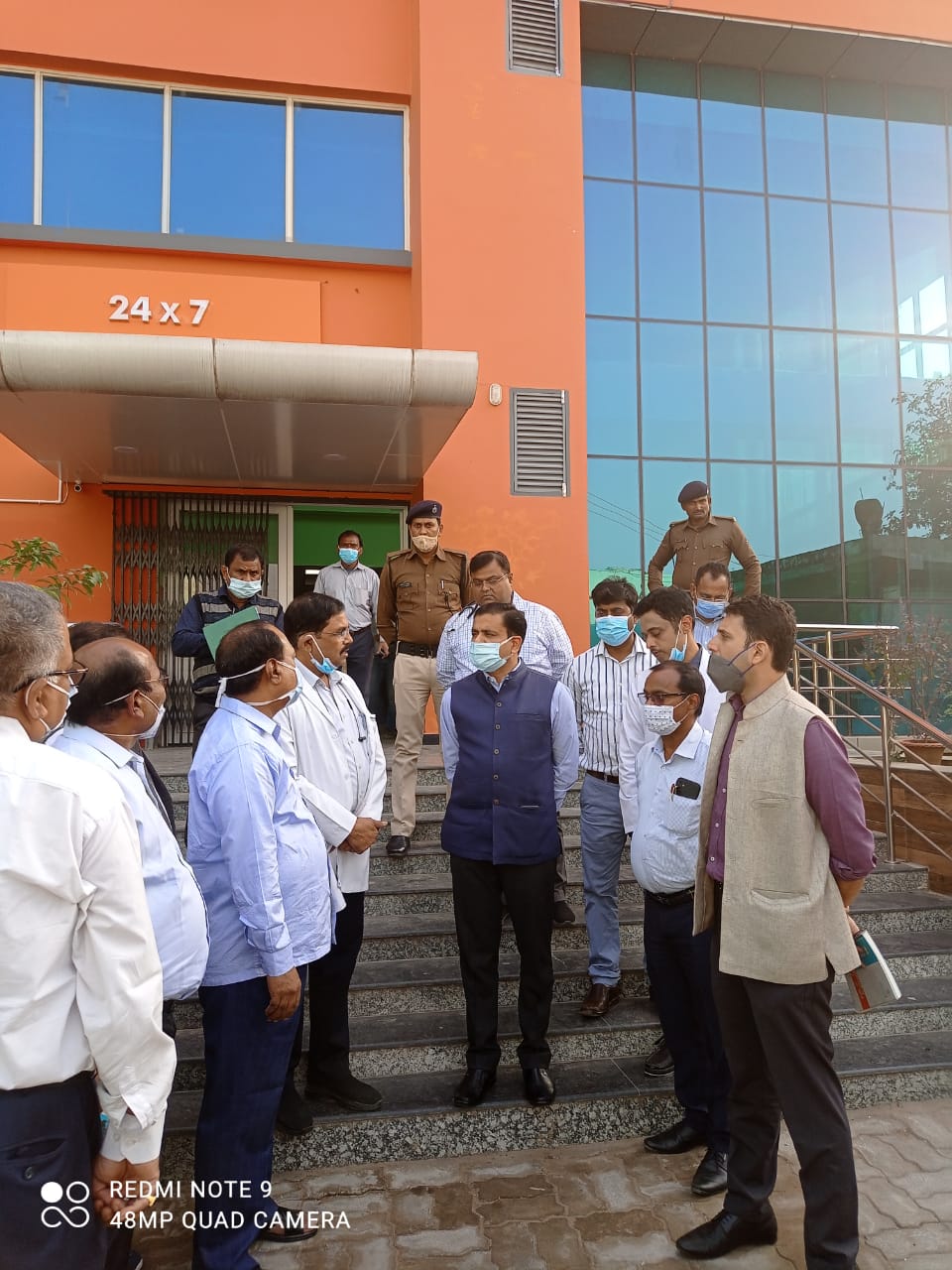 Divisional Commissioner, Patna Sri Sanjay Kumar Agarwal, IAS visited hospital today 23rd November 2021